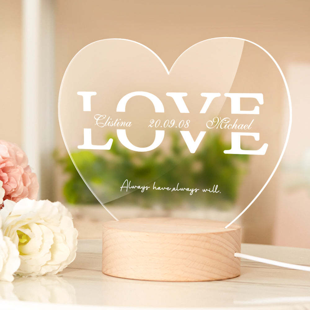 Gift Idea for Mum Night Light for Mommy Personalised Gift for Mum Mother's Day gift Custom Mom Present - CustWitUK