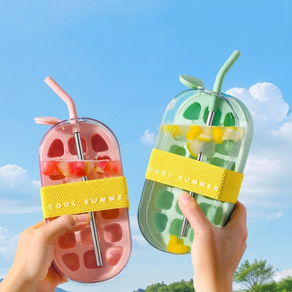 Foldable Ice Ball Drink Cup - CustWitUK