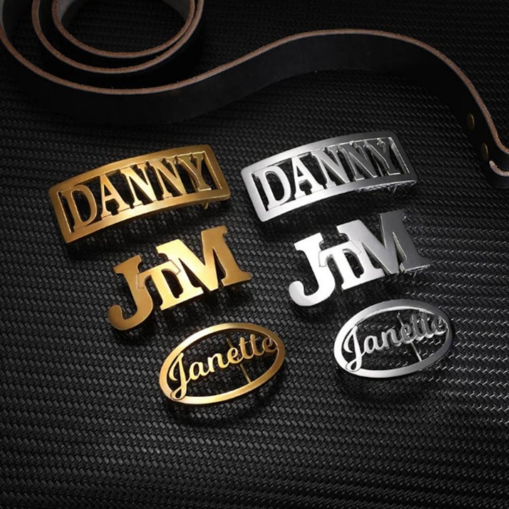 Personalized Name Belt Buckle – Custom Belt Clasp for Dad, Mom, Family, Friends