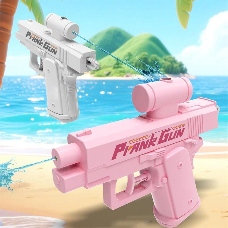Prank Water Gun, Inverted Water Pistols Spraying From Front and Back, Ideal Novelty Gifts for Friends