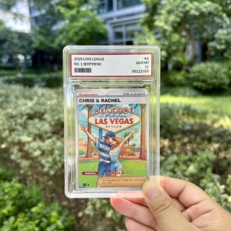 Personalized Lenticular Card Couple Photo Anime Style - CustWitUK