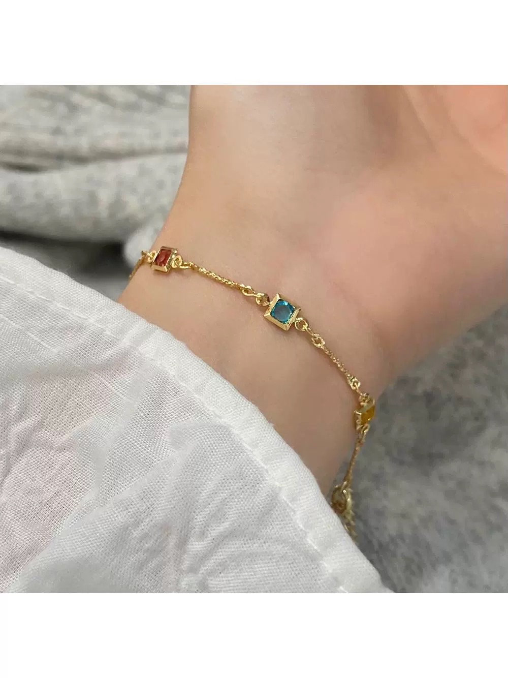 🎁 Nagy árcsökkentés a 2024-es népszerű termékekre💃18K arany Elizabeth nyaklánc és karkötő szett🌟