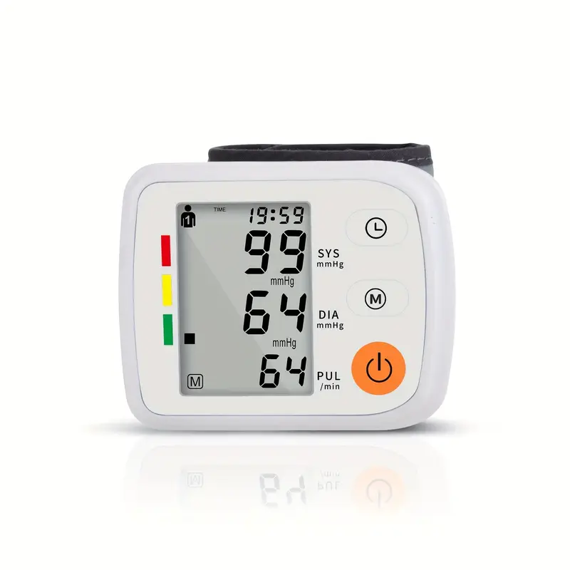     pressure monitor with   detection adjustable wristband soft lcd display battery powered   for adults teens voice broadcast function blood pressure wristband sleek   soft fabric blood pressure machine for adults Product details 3