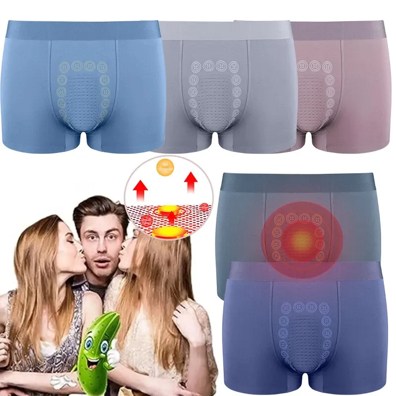 Magnetoterapie, pánské boxerky, spodní prádlo, zvětšení prostaty - zeštíhlující spodní prádlo, dlouhotrvající růst, zpomalení kalení mužů