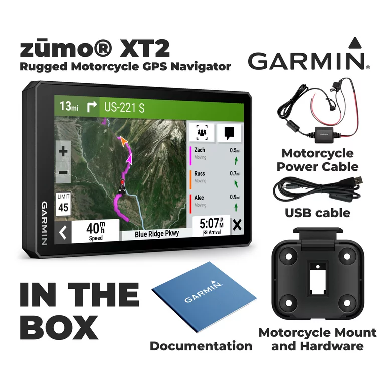 Garmin Zumo XT2 🏍️ – 6" navigátor pro motorkáře 🧭 s 1TB pamětí 💾 a odolným designem 🛡️