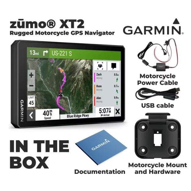 Garmin Zumo XT2 🏍️ – 6" navigátor pro motorkáře 🧭 s 1TB pamětí 💾 a odolným designem 🛡️