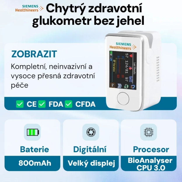 Neinvazivní glukometr pro domácí použití