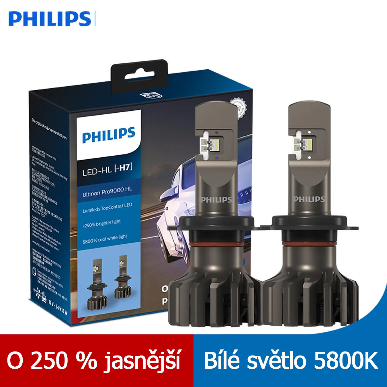 Philips Nové žárovky do potkávacích a dálkových světel Philips Polar Daylight (1 pár) H4/H7
