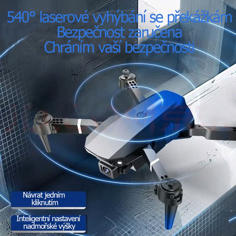 DJI Red DJH Drone ke Dni dětí, hračka k narozeninám pro chlapce, inteligentní, 10 let, 12 let, černá, technologie [8K HD duální kamera + 360° vyhýbání se překážkám], dvojitý elektrický