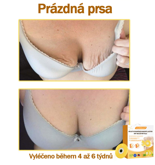 💎【Oficiální vlajkový obchod】𝐇𝐔𝐃𝐑𝐎𝐒® Náplasti s mateří kašičkou pro zvětšení prsou. Bezpečné pro použití během kojení.