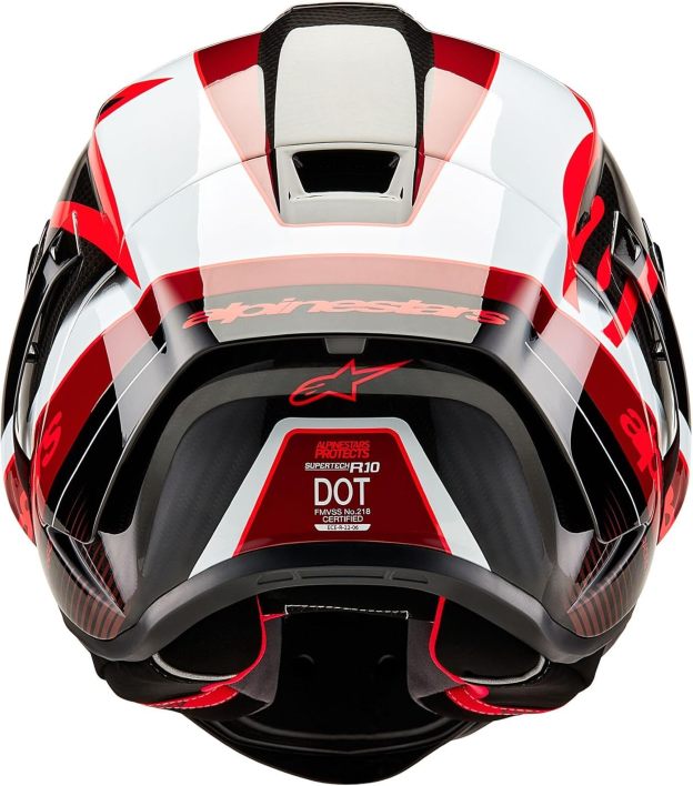 Přilba Alpinestars Supertech R10 Solid, karbonová skořepina, certifikace CE, pokročilé odvětrávání a padnutí