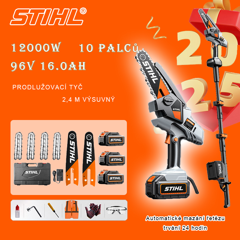 Přenosná řetězová pila STIHL 12000W s lithiovou baterií