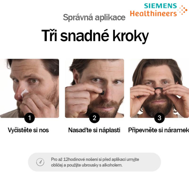 Startovací sada magnetických nosních proužků Intake Breathing a 15denní zásoba Extra silný