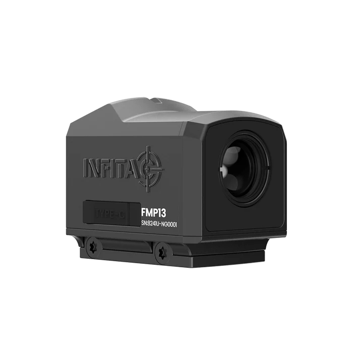 Compact thermal imaging riflescope