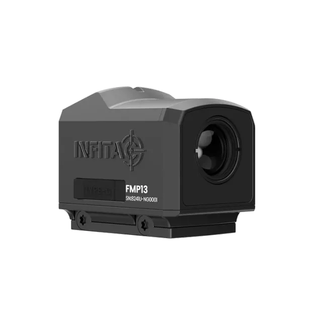 Compact thermal imaging riflescope