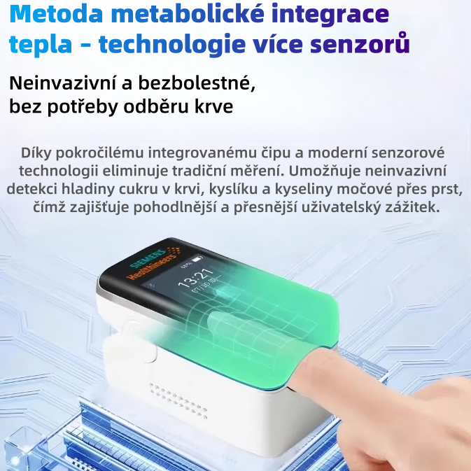 Neinvazivní glukometr pro domácí použití