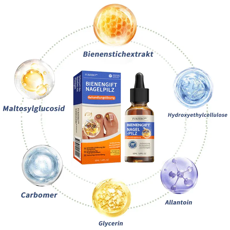 🌟🌟Furzero™ Řešení proti plísni nehtů včelím jedem: Kompletně řeší problém s plísní nehtů🐝🐝
