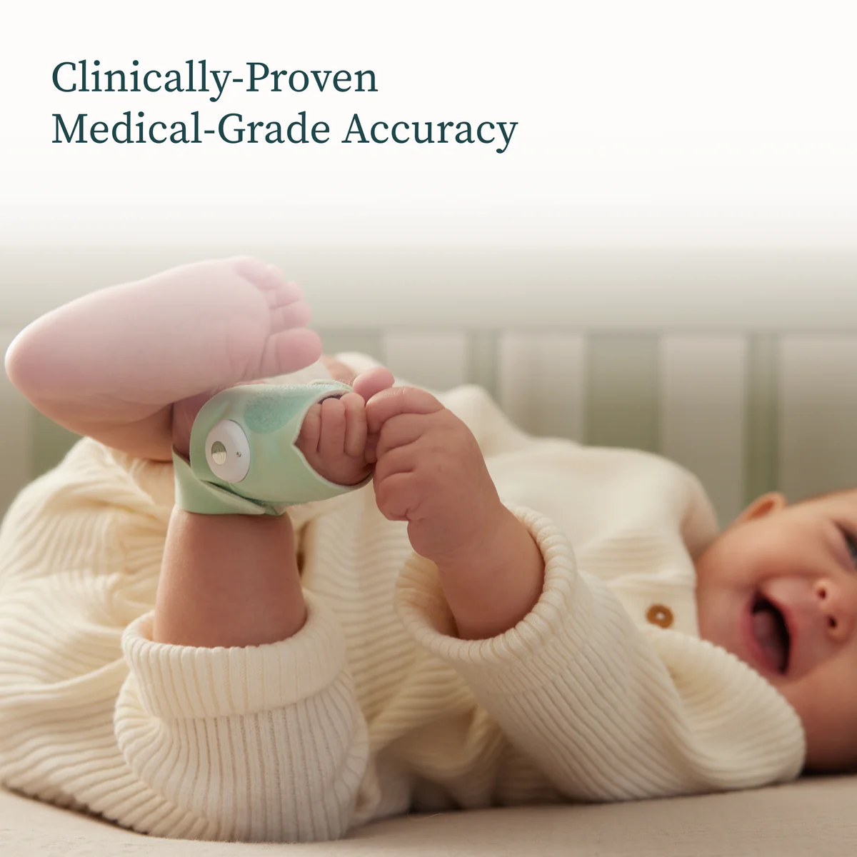 👨‍⚕️Dream Sock® - chytrá dětská chůvička schválená FDA, která sleduje aktuální tepovou frekvenci a hladinu kyslíku.