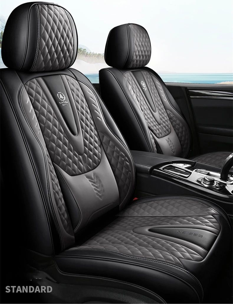 🚗Universal Car Seat Covers pentru 95% Sedan SUV Durabil din piele artificială perna scaunului include față și spate Cover Multi Culori