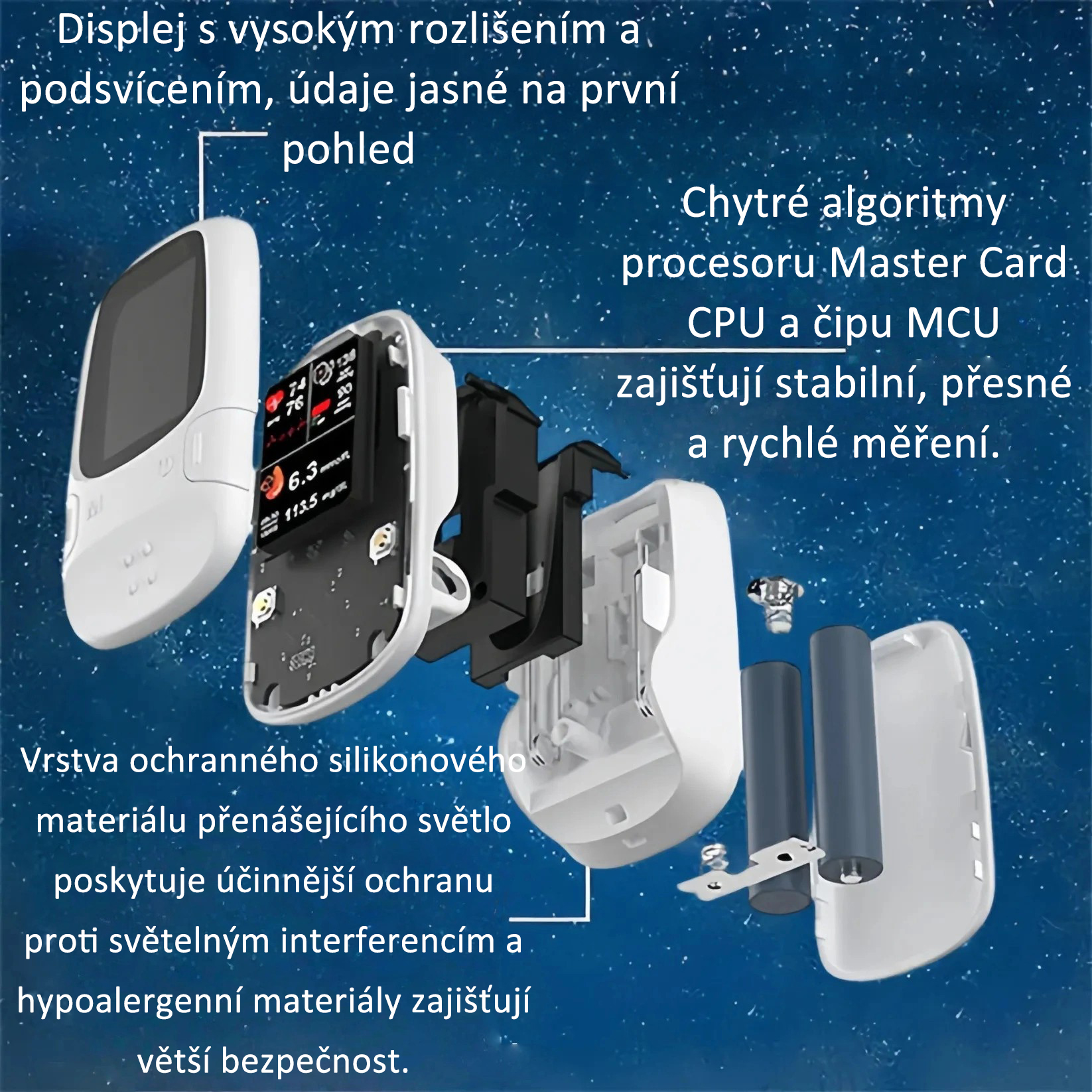 Medtronic™ představuje nový neinvazivní chytrý glukometr 🔥Vyrobeno ve Spojených státech amerických🔥