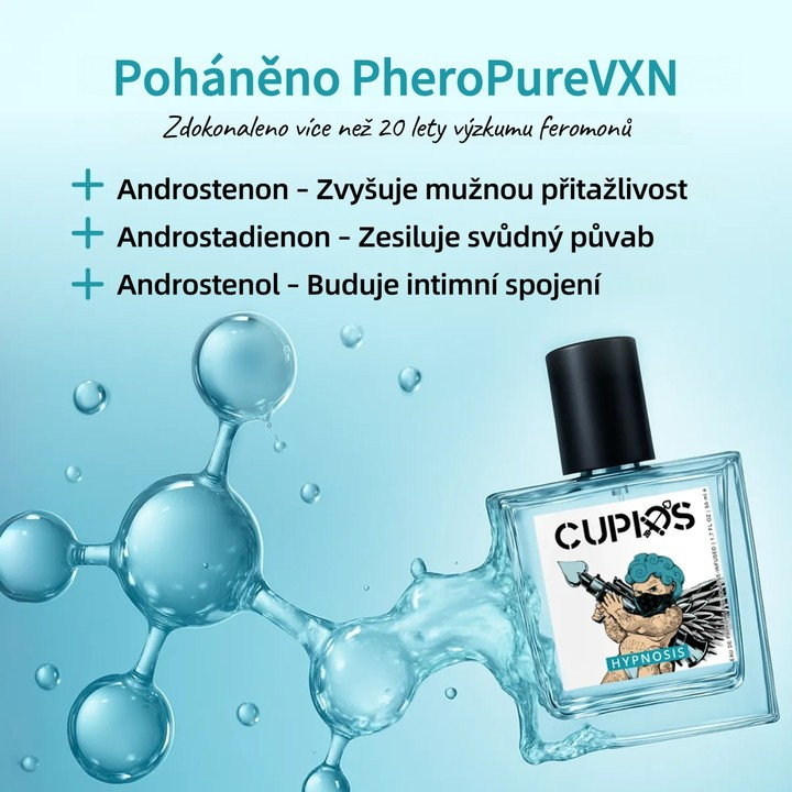 Otočte hlavu a zažehněte její touhu dvěma střiky této feromonové kolínské vody