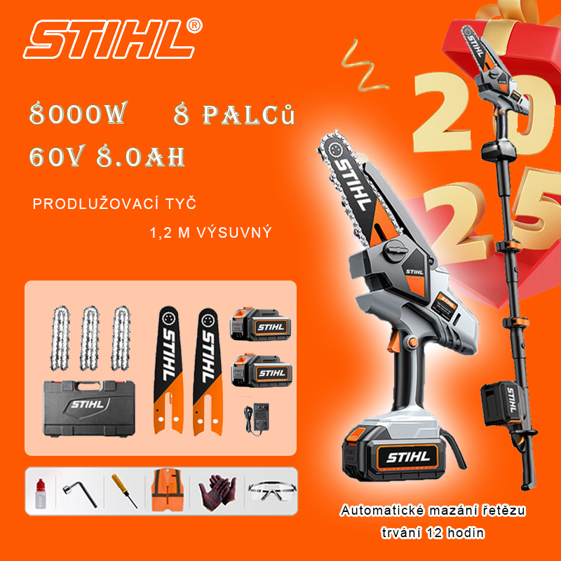Přenosná řetězová pila STIHL 12000W s lithiovou baterií