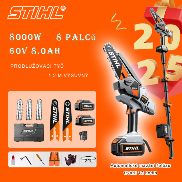 Přenosná řetězová pila STIHL 12000W s lithiovou baterií
