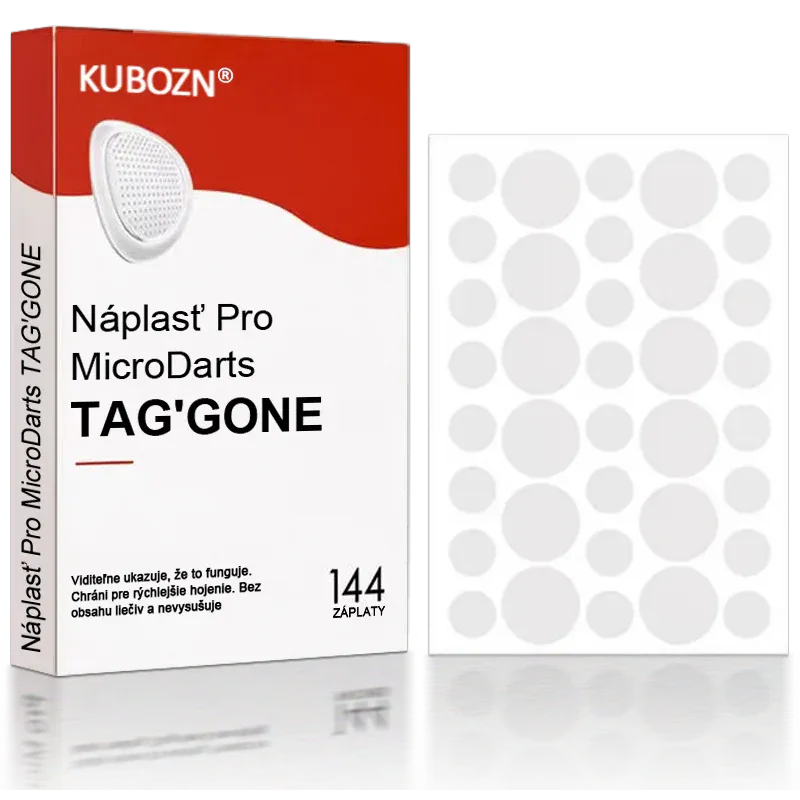 Náplasti na odstránenie kožných výrastkov KUBOZN® Pro MicroDarts TAG'Gone