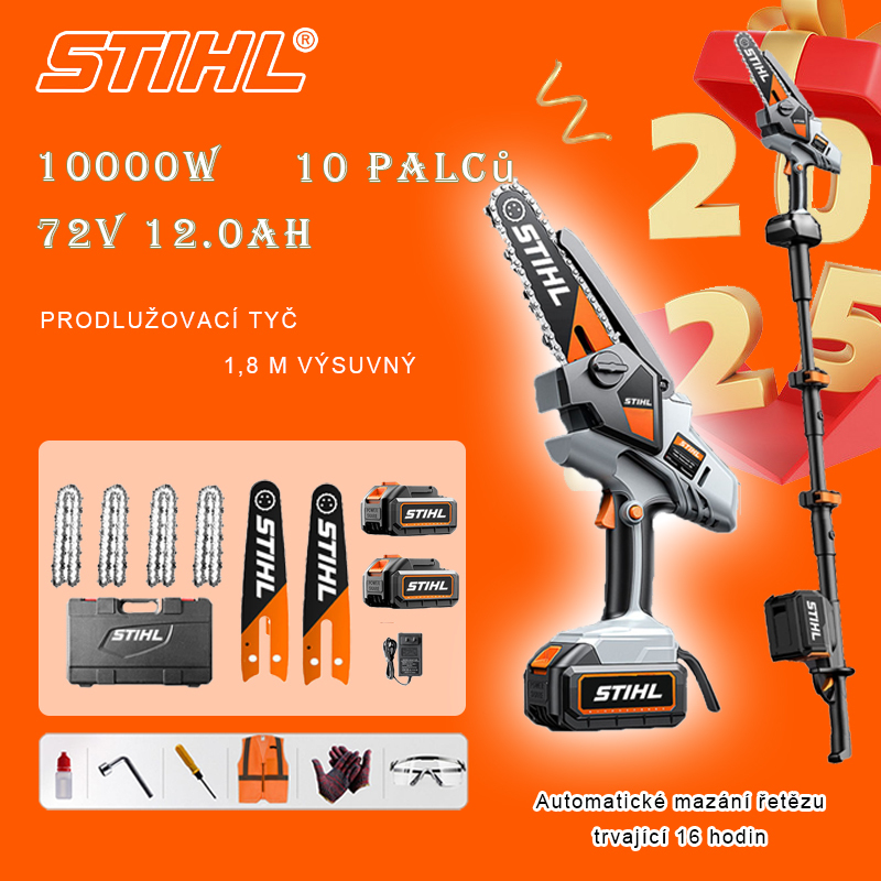 Přenosná řetězová pila STIHL 12000W s lithiovou baterií