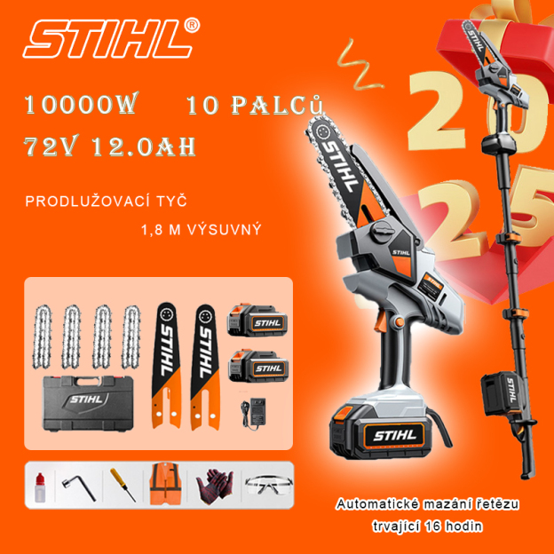 Přenosná řetězová pila STIHL 12000W s lithiovou baterií