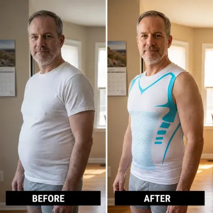 🔥 50% OFF Today — Men's Shaping Vest | Feel The Power Of Confidence, Shape & Control