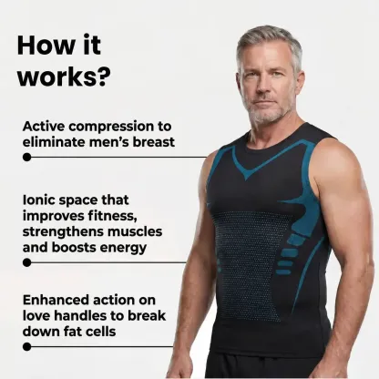 🔥 50% OFF Today — Men's Shaping Vest | Feel The Power Of Confidence, Shape & Control