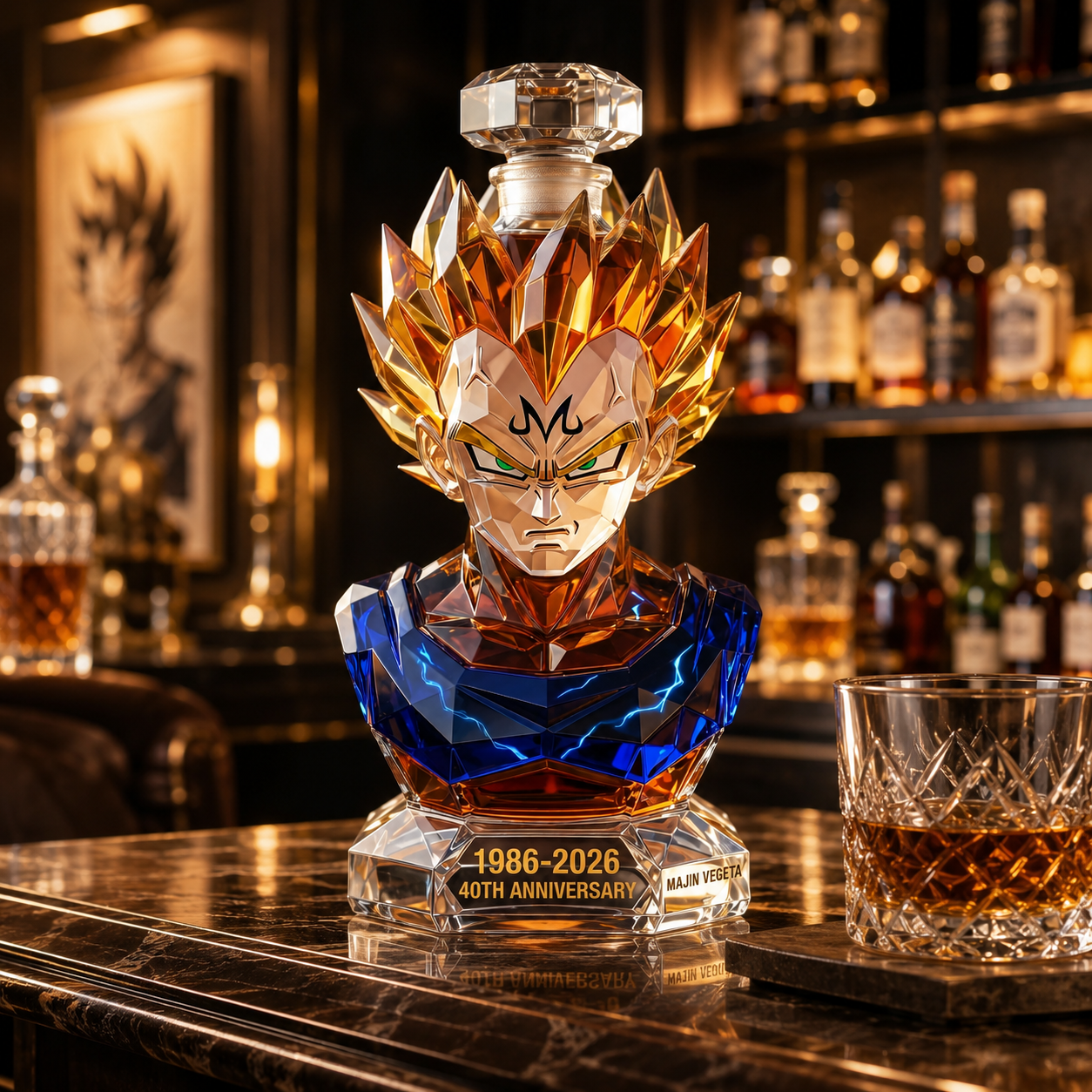 Prince of Destruction 1986-2026 40th Anniversary Whisky Bottle