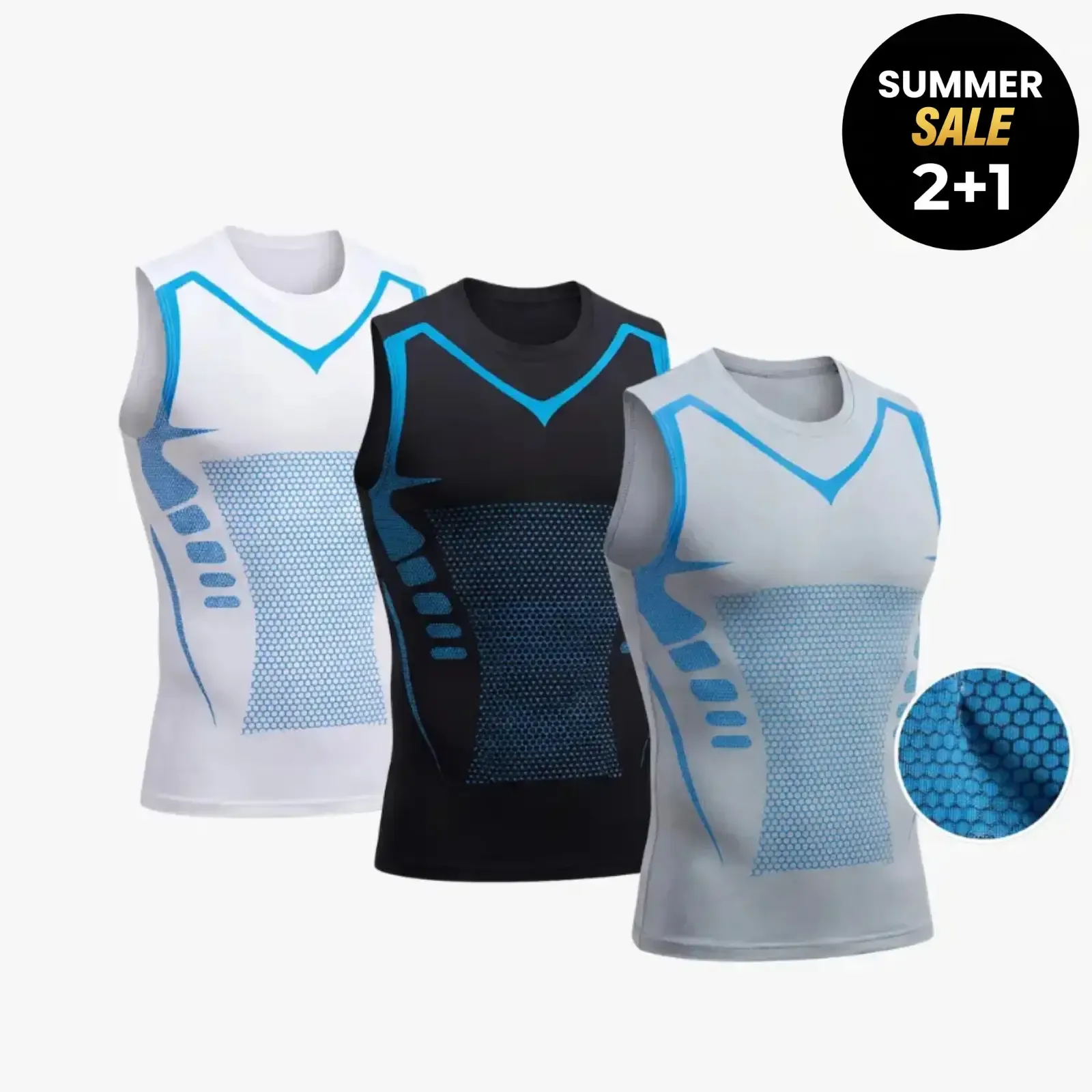 🔥 50% OFF Today — Men's Shaping Vest | Feel The Power Of Confidence, Shape & Control