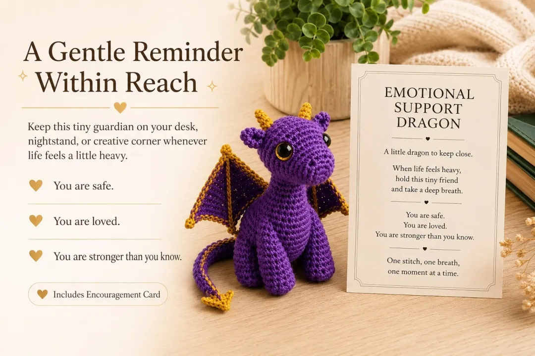 🐲💕Emotional Support Dragon Pocket Buddy