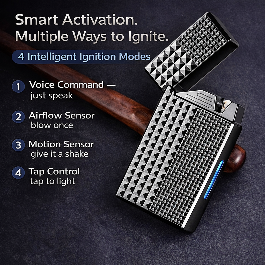 🔥 Smart Voice-Activated Lighter