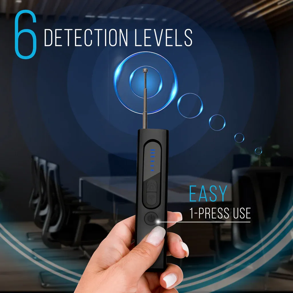 Hidden Camera Detector (Military grade, With built in RF and GPS tracking detection)