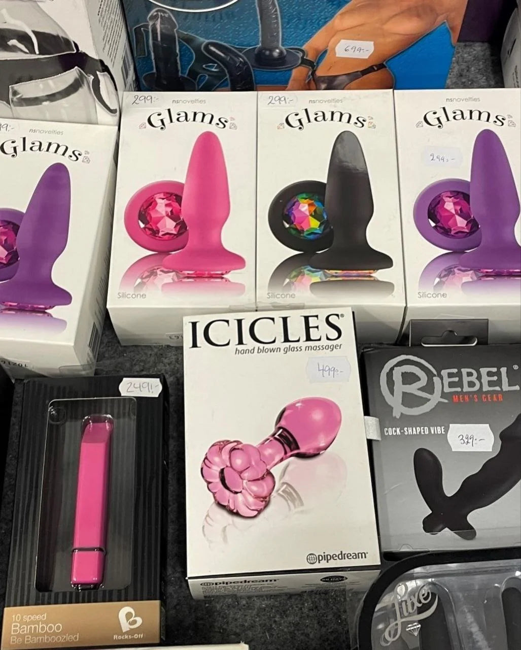 Example assortment of brand-new sealed adult wellness liquidation inventory