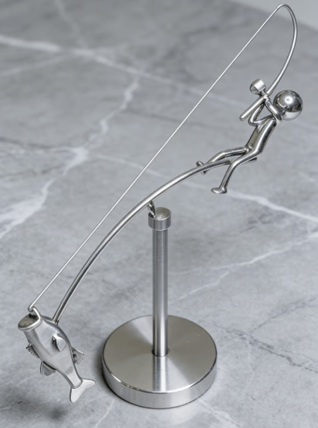 🎣The Fisherman Balancing Sculpture