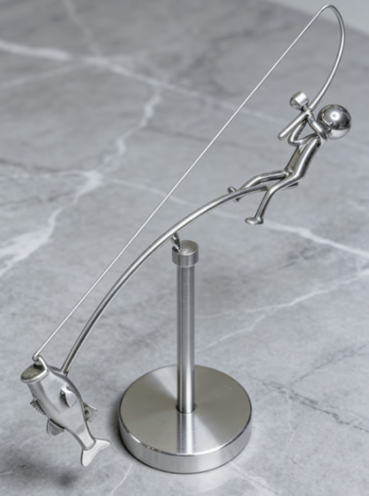 🎣The Fisherman Balancing Sculpture