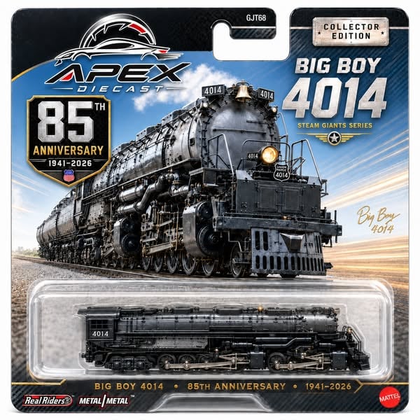 LAST DAY 50%OFF🔥🔥🔥🔥Big Boy 4014 | 85th Anniversary Steam Giant Die-Cast Collectible