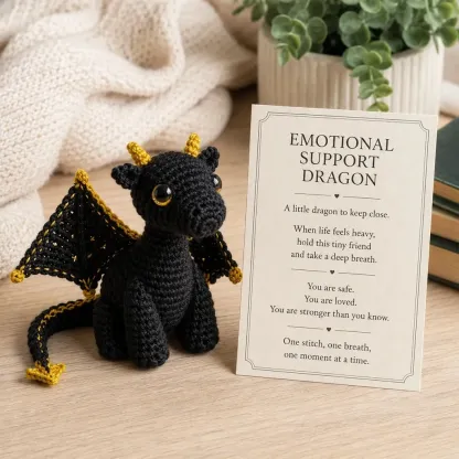 🐲💕Emotional Support Dragon Pocket Buddy