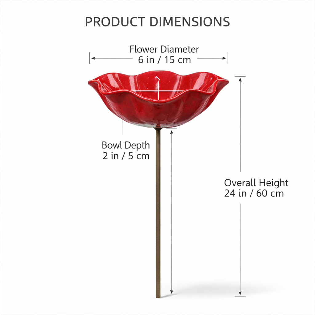 💖🎁2026 Mother's Day Gifts 50% Off--🎁Handmade Metal Flower Garden Stake🐦