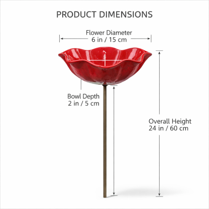 💖🎁2026 Mother's Day Gifts 50% Off--🎁Handmade Metal Flower Garden Stake🐦