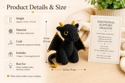 🐲💕Emotional Support Dragon Pocket Buddy