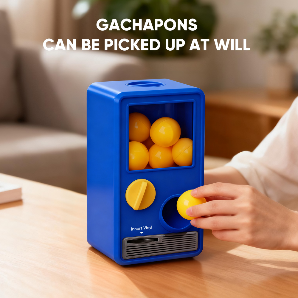 (Pre-Sale, Ships on 25/10) Personalized Music and Photo Music Gachapon Machine Custom Song Mini Record Box Retro Gifts for Her