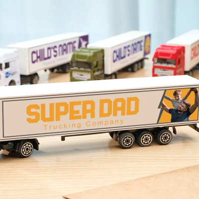Personalized Toy Truck, Customized With Name On The Side of The Truck: Birthday, Christmas, Any Event for Him