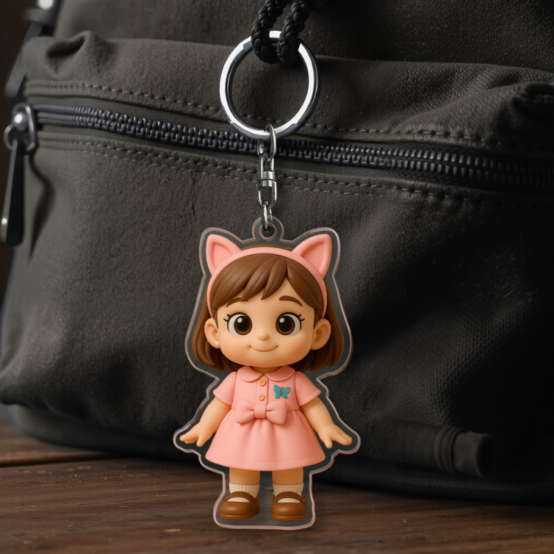 Llavero Cartoon Personalizado – Charm Único para Bolsos