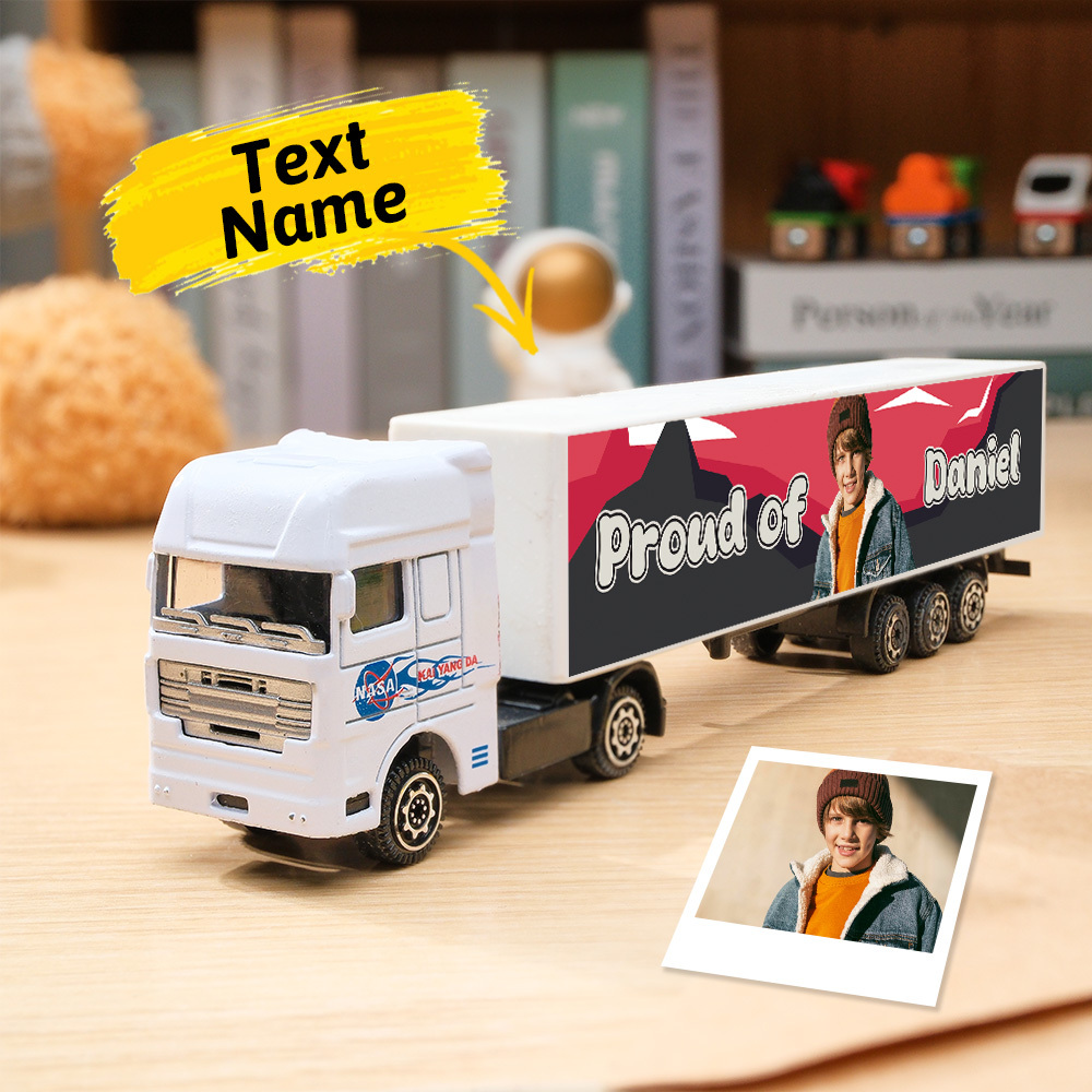 Personalized Toy Truck, Customized With Name On The Side of The Truck: Birthday, Christmas, Any Event for Him