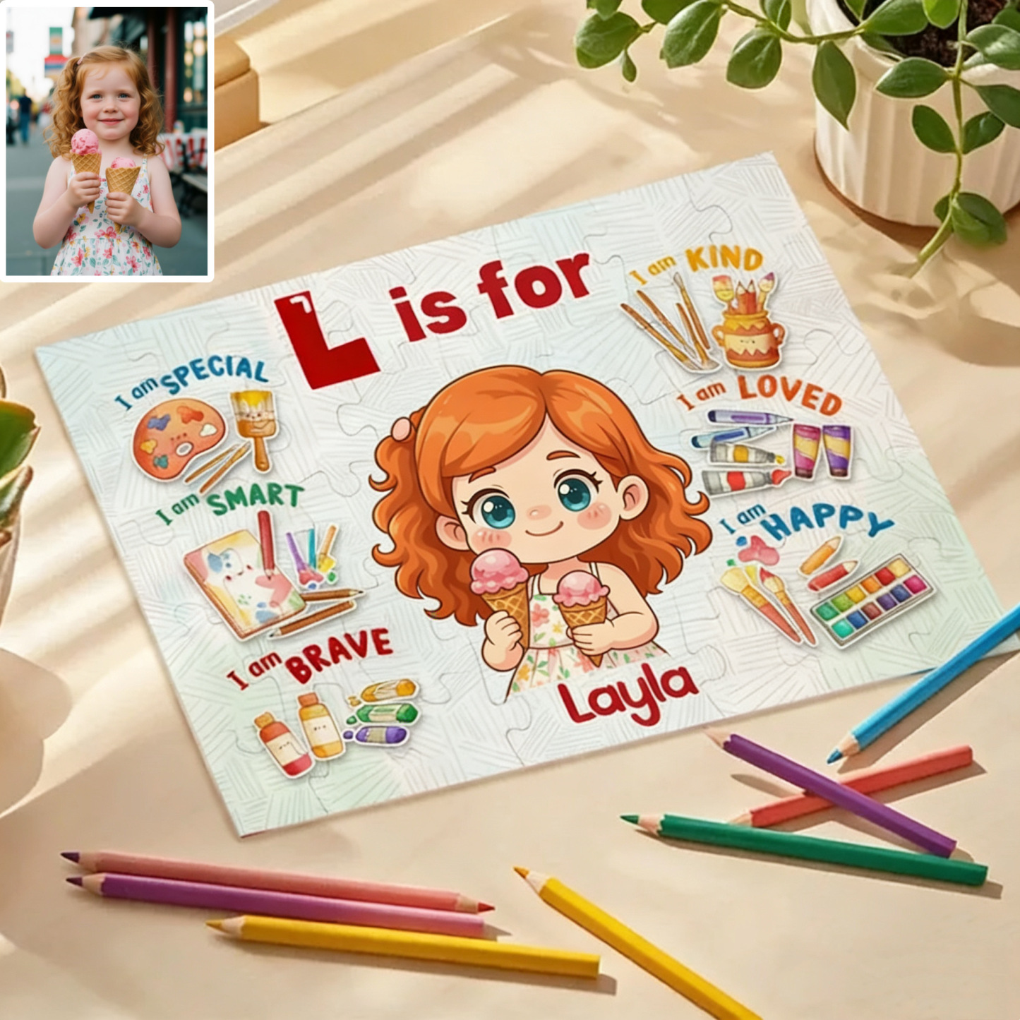 Rompecabezas De Dibujos Animados Con Foto Personalizada: Regalo De Cumpleaños Perfecto Para Nietos Y Niños.